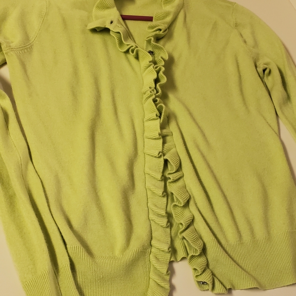 Green cardigan from New York and Co.